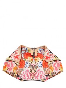 pochette De Manta in raso di seta Alexander McQueen 295 euro