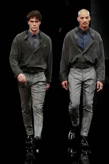 sfilata giorgio armani autunno inverno 2014 2015 camicie