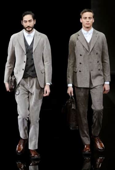 sfilata giorgio armani autunno inverno 2014 2015 look