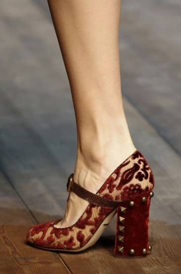 Milano Fashion Week scarpe autunno inverno 2014 2015 decollete Dolce e Gabbana