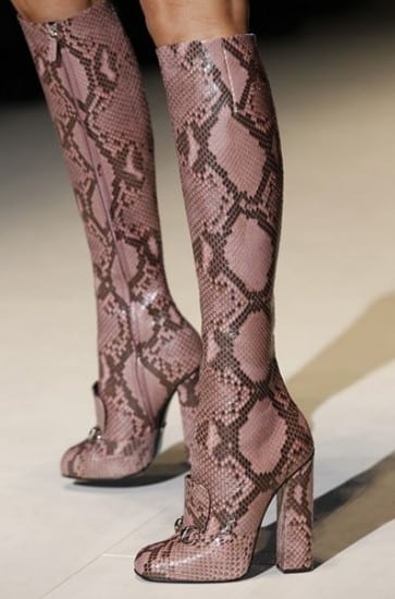 Milano Fashion Week scarpe autunno inverno 2014 2015 stivali Gucci