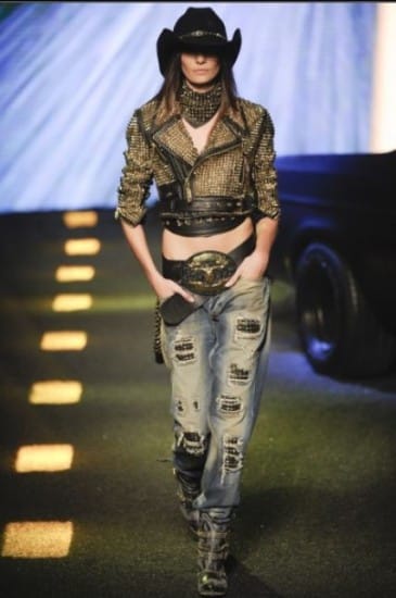 Philipp Plein autunno inverno 2014 2015 country rock