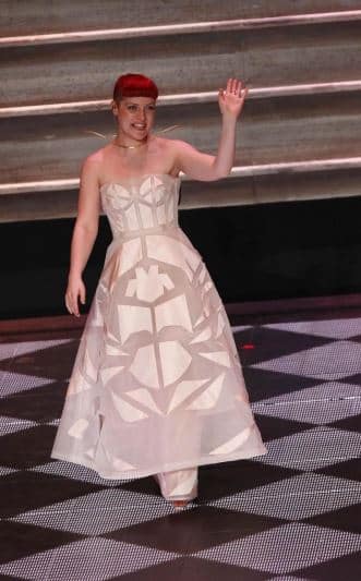 Sanremo 2014 Noemi in Gattinoni Couture