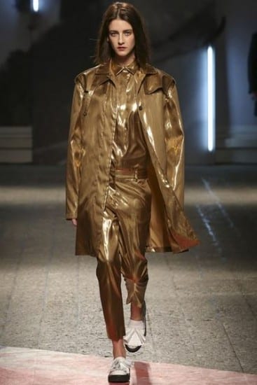 Tendenze Sfilate Milano Moda autunno inverno 2014 2015 oro MSGM