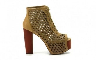Tronchetti laserati beige