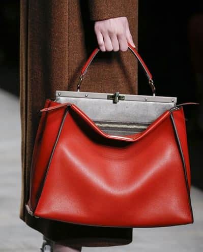 autunno inverno 2014 2015 borse sfilate Fendi shopper