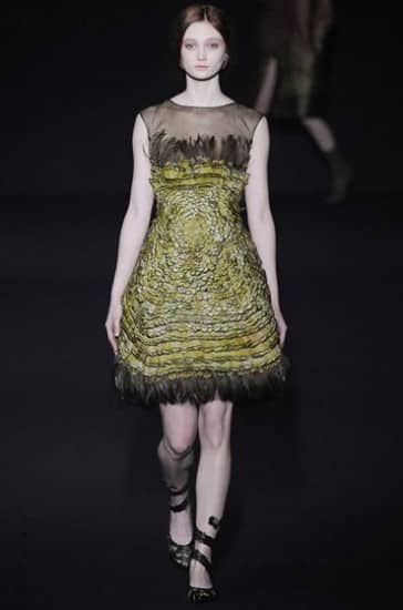 sfilata Alberta Ferretti autunno inverno 2014 2015 abito