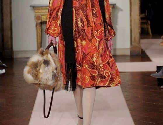 sfilata borse Blugirl autunno inverno 2014 2015 pelliccia