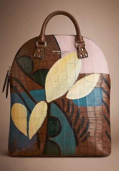 sfilata borse Burberry autunno inverno 2014 2015 alligatore