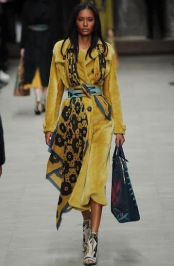 sfilata donna Burberry autunno inverno 2014 2015 passerella
