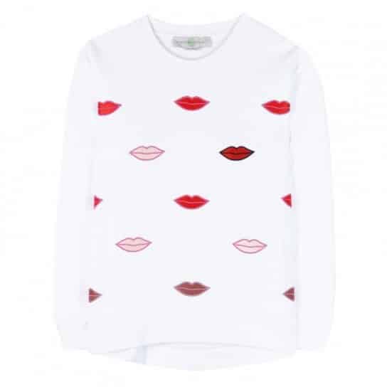 Felpa labbra pop art di Stella Mccartney