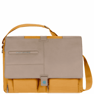 Piquadro messenger con doppia tasca e cartellina porta pc estraibile