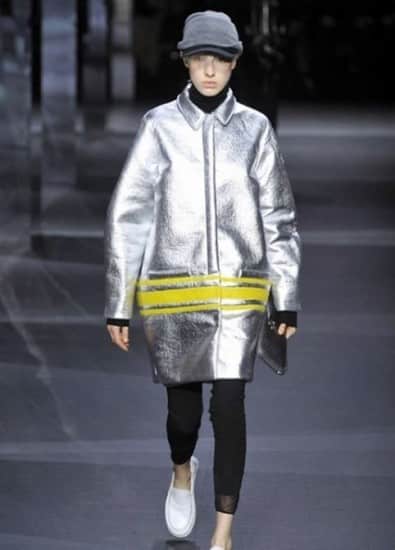 Sfilata Moncler Gamme Rouge autunno inverno 2014 2015 silver