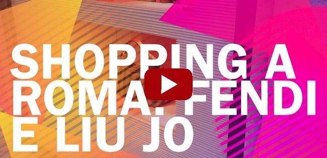 Video Purseandco Shopping a Roma Fendi Liujo