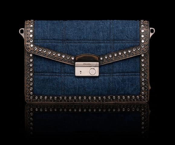 borse Prada 2014 tracolla denim