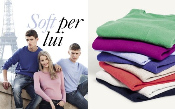 collezione uomo Benetton primavera estate 2014 pullover