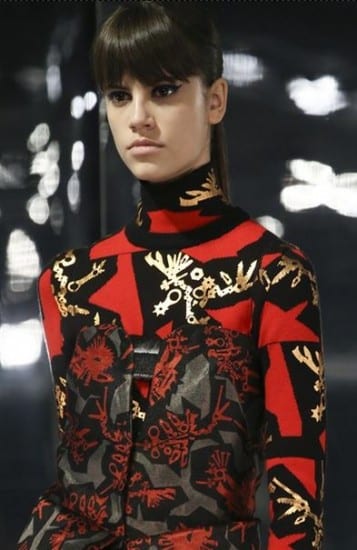 sfilata Kenzo autunno inverno 2014 2015 stampe