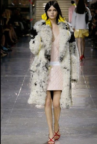 sfilata Miu Miu autunno inverno 2014 2015 pelliccia