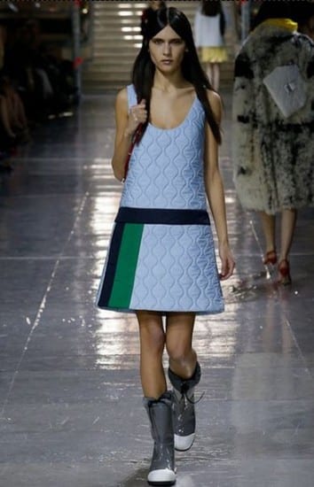 sfilata Miu Miu autunno inverno 2014 2015 trapuntato