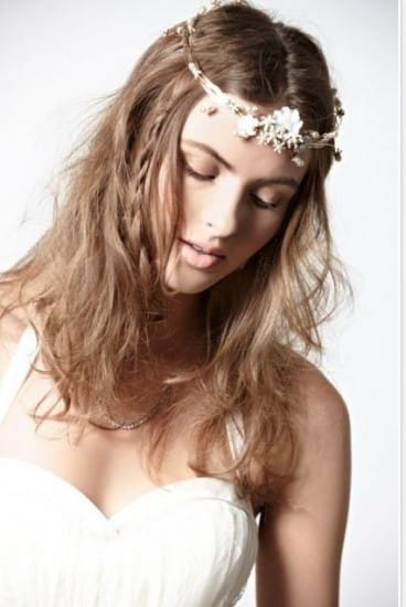 Acconciature da Sposa Capelli sciolti lunghi hippy