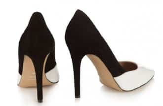  Miss Sizty Dorian suede e vernice bianco e nero 119.00 euro