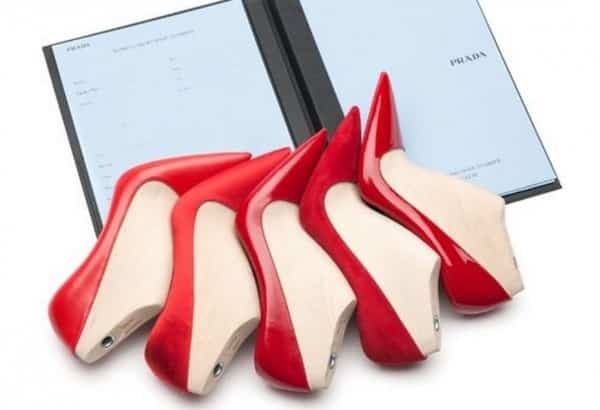 Prada decollete su misura