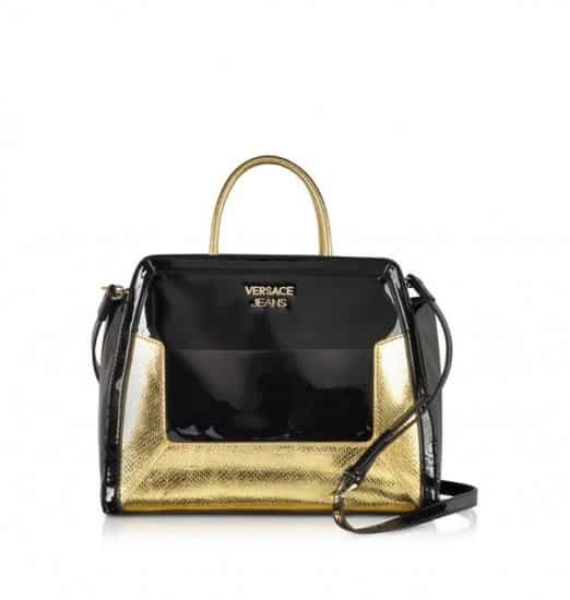 Versace Jeans borse primavera estate 2014 nero oro
