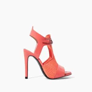  Zara Sandalo stivaletto tacco 79,95 euro