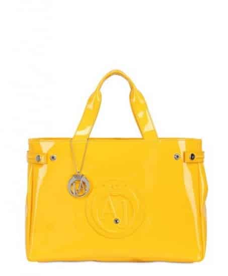 borse Armani Jeans pvc 2014 giallo