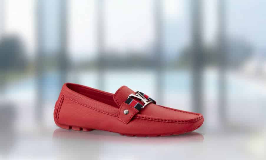 Mocassino uomo Louis Vuitton in pelle colorata