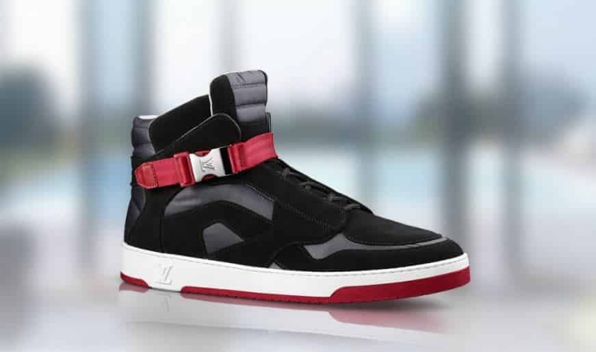 Sneaker alte uomo Louis Vuitton in tela e pelle
