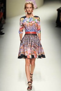 Alberta Ferretti abito floreale