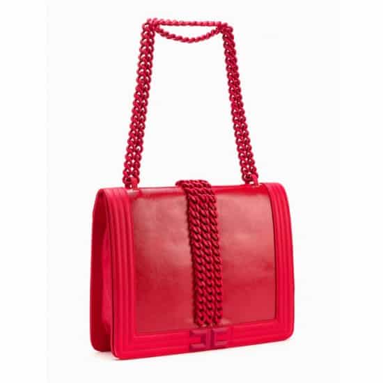  Elisabetta Franchi borsa con catena gommata 400,00 euro