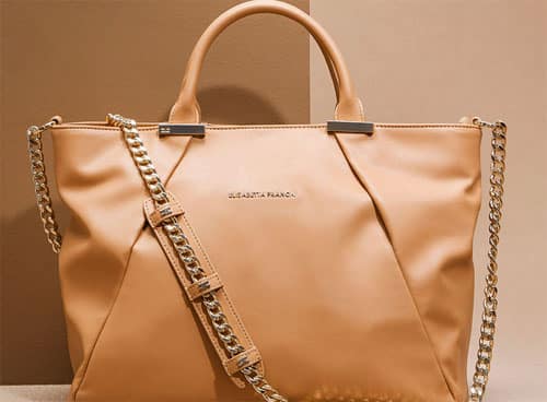  Elisabetta Franchi maxi shopper tracolla catena mou 214,00 euro