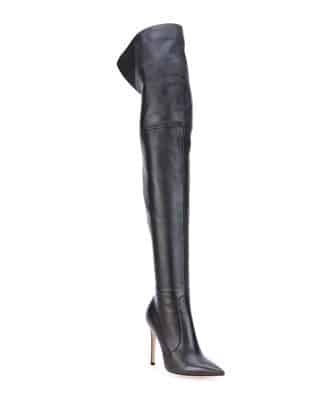  Gianvito Rossi over the knee boots nappa nera