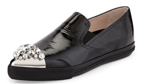 Miu Miu scarpe collezione autunno inverno 2014 2015 slippers cristalli
