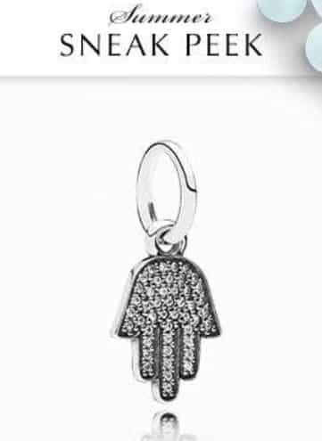 Pandora charm zirconi