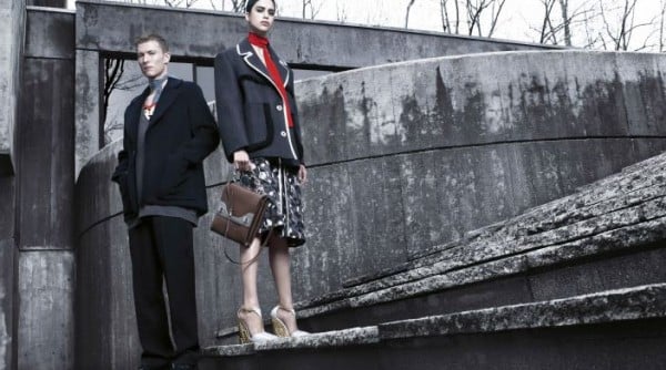 scarpe Prada autunno inverno 2014 2015 pubblicita