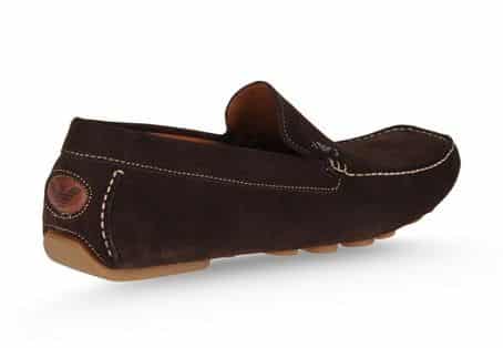  Armani Jeans driver in suede con logo in metallo 150.00 euro