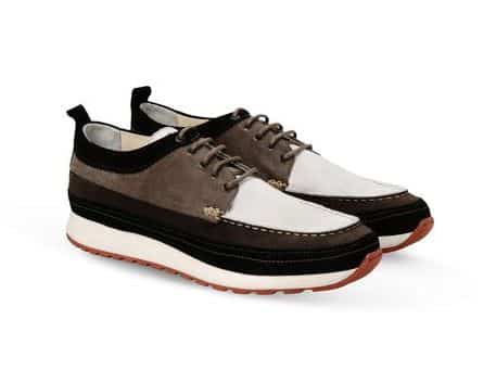  Armani Jeans sneaker in suede con suola alta 200.00 euro