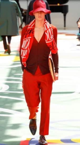 Burberry uomo primavera estate 2015 degrade