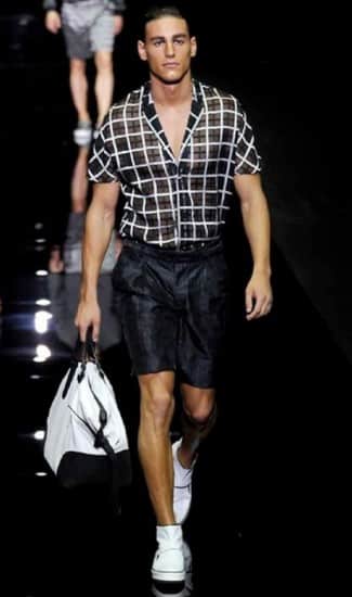 Emporio Armani uomo primavera estate 2015 camicia