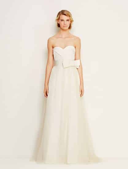 Max Mara sposa 2014 abito con scollo a cuore e fiocco Iarda
