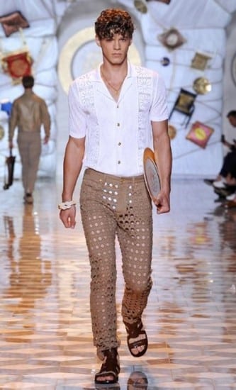 Versace uomo primavera estate 2015 traforo