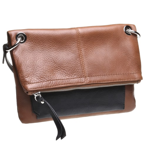  Bata borsa a bustina nero e marrone 69.99 euro