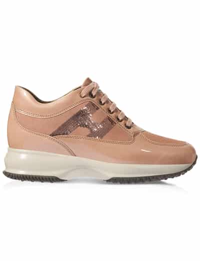 Hogan Interactive vernice perlata rosa 320 euro