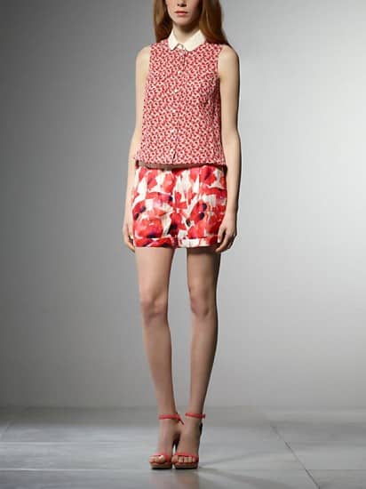 Patrizia Pepe jumpsuit corta in seta fantasia 166.00 euro