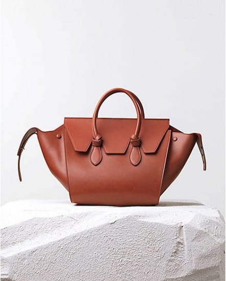  Tie Handbag Celine ai 2014 2015 brick natural calfskin