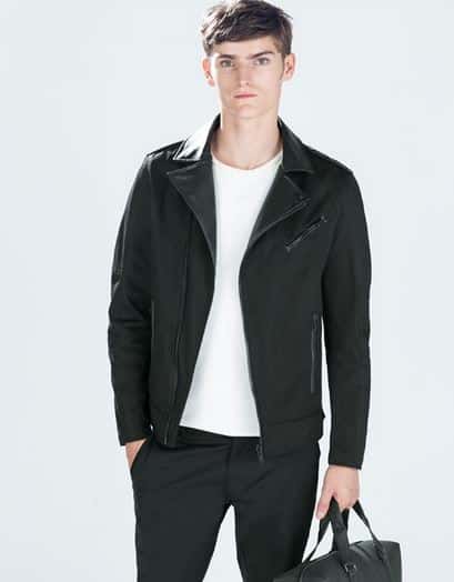 Zara uomo abbigliamento autunno inverno 2014 2015 giubbotto