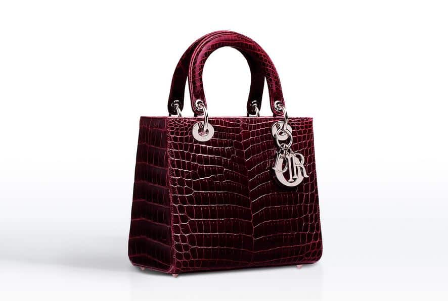 Borsa Lady Dior con trapuntatura cannage e charms D.I.O.R.